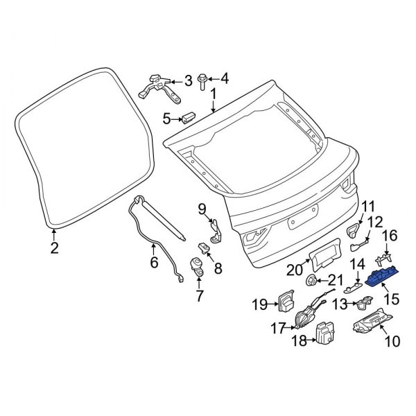 Liftgate Latch Release Switch