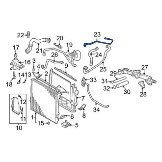 BMW OE - Engine Coolant Overflow Hose