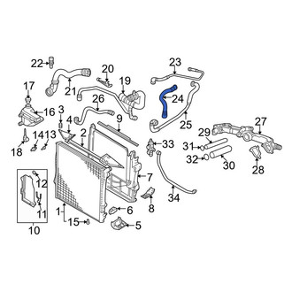 BMW OE - Engine Coolant Overflow Hose