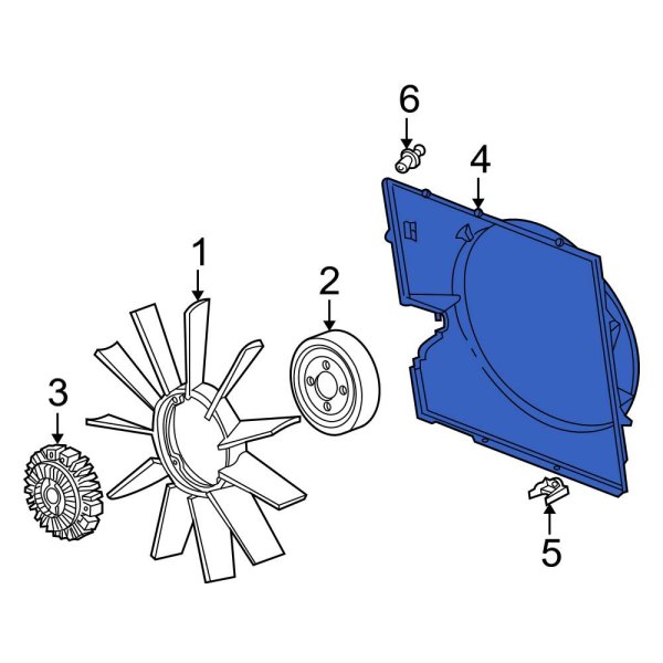 Engine Cooling Fan Shroud