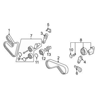 BMW OE - Cooling - Belts & Pulleys (4.4L)