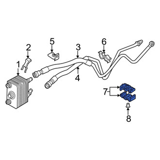 BMW OE - Automatic Transmission Oil Cooler Bracket