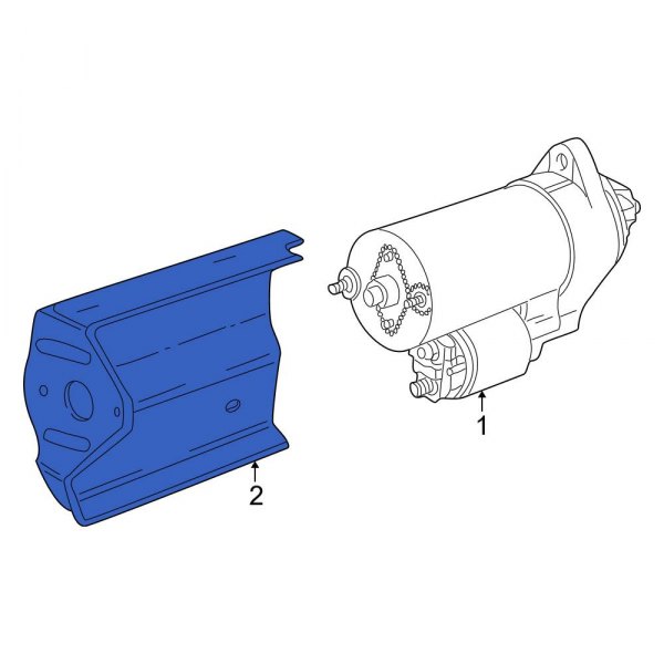 Starter Heat Shield