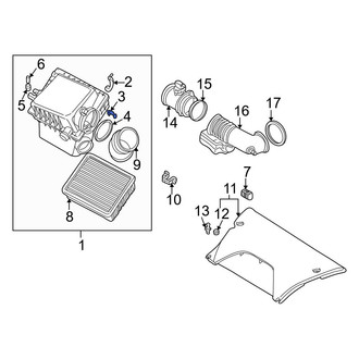 BMW OE - Air Filter Housing Lid Clip