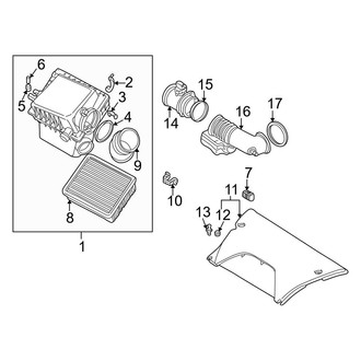 BMW OE - Engine - Air Intake (4.4L / 4.6L)
