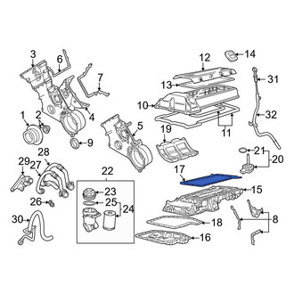 BMW OE - Upper Engine Oil Pan Gasket