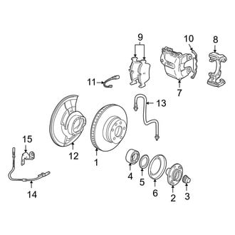 BMW OE - Front Suspension - Brake Components (4.4i)