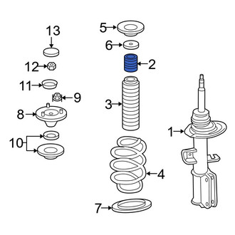 BMW OE - Front Suspension Strut Bumper