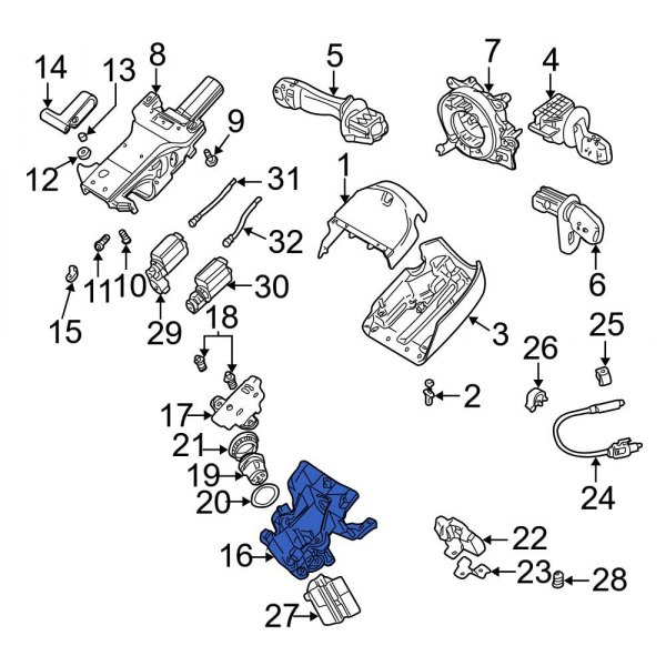 Ignition Lock Housing