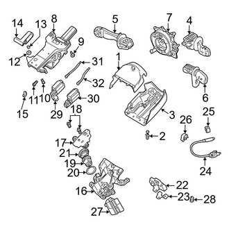 BMW OE - Steering Column - Shroud, Switches & Levers