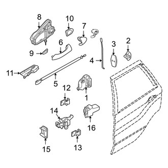 BMW OE - Rear Door - Lock & Hardware