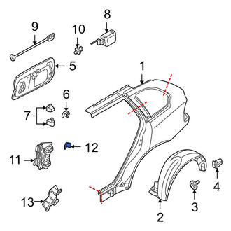 BMW OE - Fuel Door Spring
