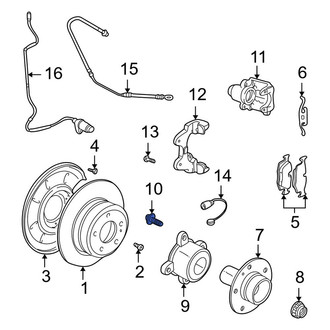 BMW OE - Rear Wheel Bearing Bolt