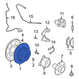 BMW OE - Rear Disc Brake Rotor