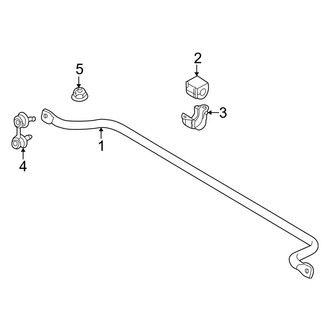 BMW OE - Rear Suspension - Stabilizer Bar & Components