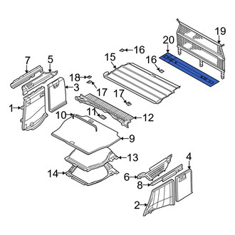 BMW OE - Rear Floor Storage Compartment