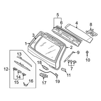 BMW OE - Lift Gate - Gate & Hardware