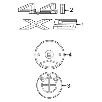 BMW OE - Lift Gate - Exterior Trim