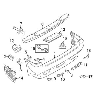 BMW OE - Rear Bumper - Bumper & Components