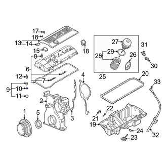 BMW OE - Engine Valve Cover Washer