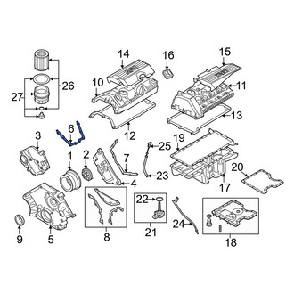 BMW OE - Left Engine Timing Cover Gasket