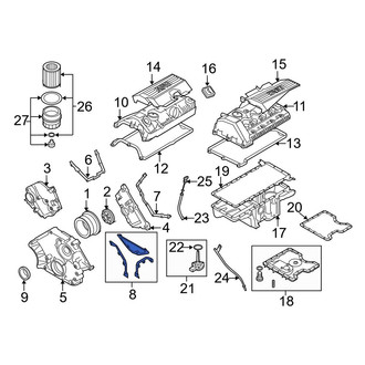 BMW OE - Left Engine Timing Cover Gasket