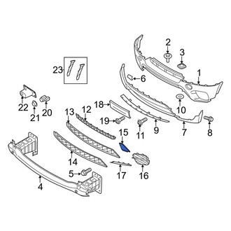 BMW OE - Front Left Bumper Corner Cover
