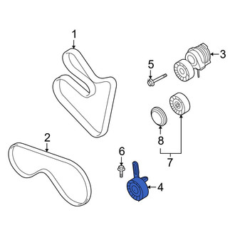 BMW OE - Accessory Drive Belt Tensioner Assembly