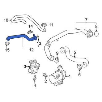 BMW OE - Engine Coolant Pipe