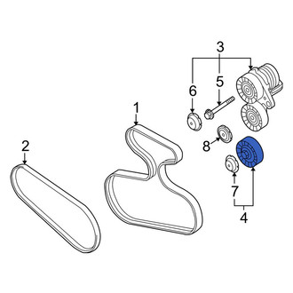 BMW OE - Accessory Drive Belt Tensioner Assembly
