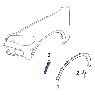 BMW OE - Rear Right Reflector Panel