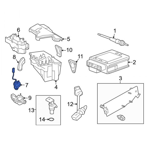 BMW OE 12901438023 - Fuse Box Blower Motor