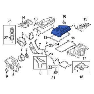 BMW OE - Left Engine Valve Cover