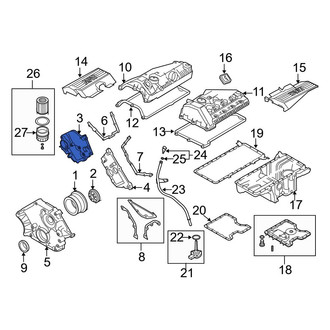 BMW OE - Lower Engine Timing Cover