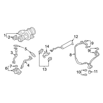 BMW OE - Engine - Turbocharger & Components (Turbocharger & Lines), (4.4L)