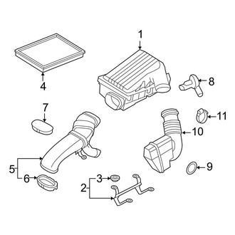 BMW OE - Engine - Air Intake (3.0L Gas)