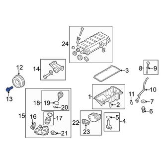 BMW OE - Engine Crankshaft Pulley Bolt