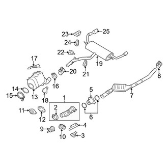 BMW OE - Exhaust System - Exhaust Components
