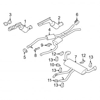 2009 BMW X5 OEM Exhaust Parts | Systems, Tips — CARiD.com