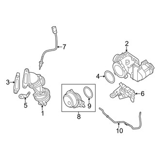 BMW OE - Emission System - Emission Components (Vacuum Pump & EGR), (xDrive35d)