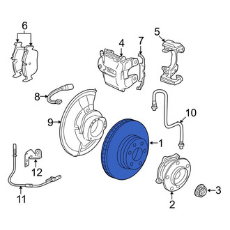 BMW OE - Front Disc Brake Rotor