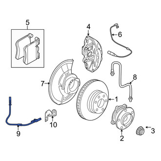 BMW OE - Front ABS Wheel Speed Sensor