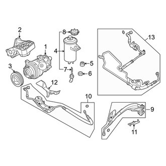 BMW OE - Steering Gear & Linkage - Pump & Hoses (With Adaptive Drive)