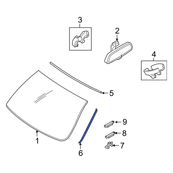 Windshield Molding