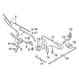 BMW OE - Windshield - Wiper & Washer Components