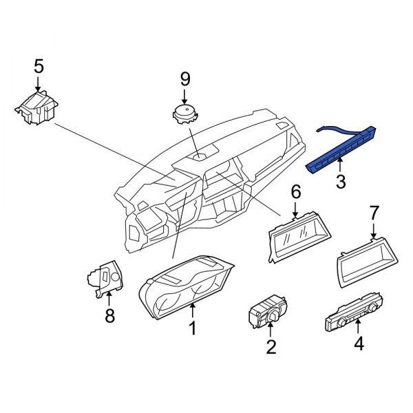 Bmw Oe 61316958525 - Left Power Seat Switch