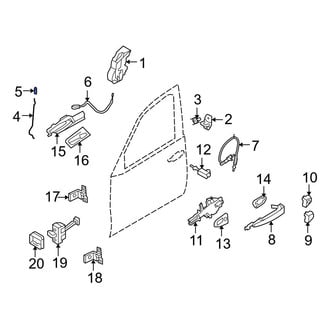 BMW OE - Front Door Lock Knob