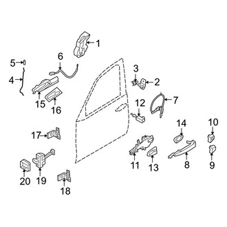 BMW OE - Front Door - Lock & Hardware