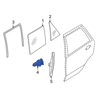 BMW OE - Front Right Window Motor