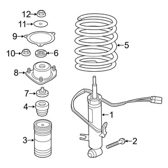 BMW OE - Rear Suspension - Struts & Components (With Adaptive Drive)
